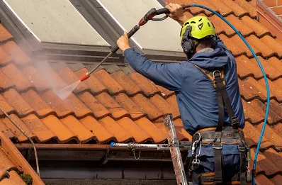 Démoussage et hydrofuge de toiture à Routier